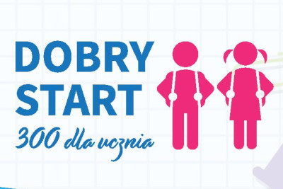 Grafika z logiem "Dobry start"